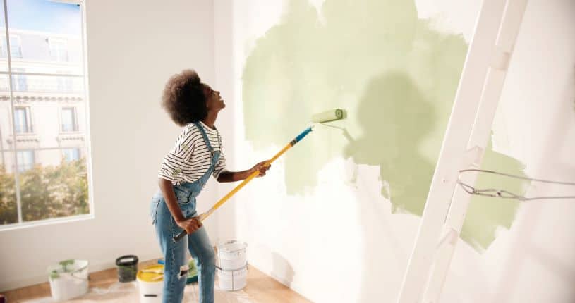 Pintas é um dos primeiros passos de como decorar a casa